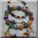 J13. Beaded bracelets. 